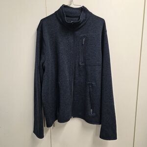 Tailor Vintage Dark Blue Zip-Up Sweater